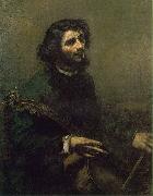 Gustave Courbet The Cellist oil painting artist